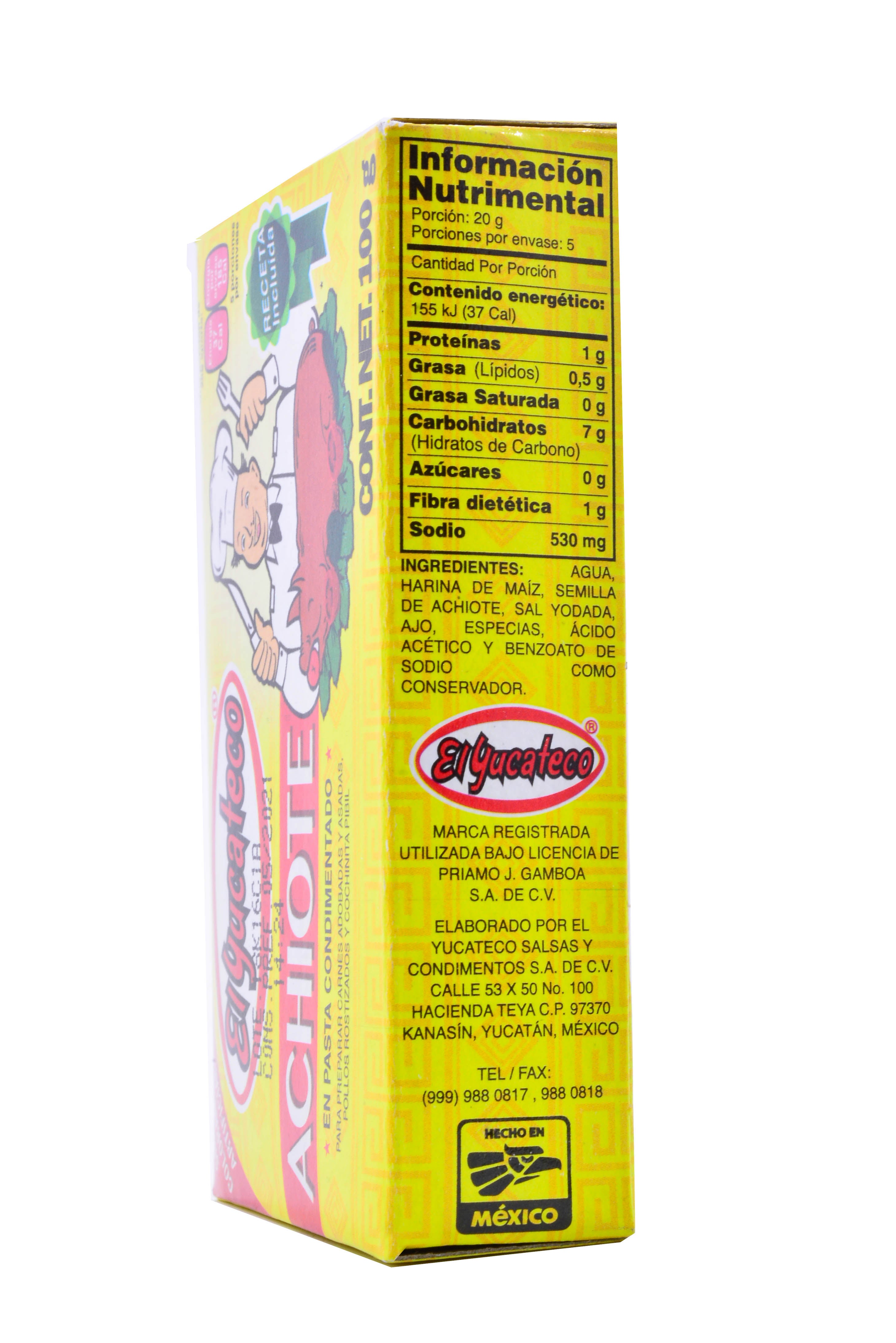 ACHIOTE YUCA 100G 1PZA